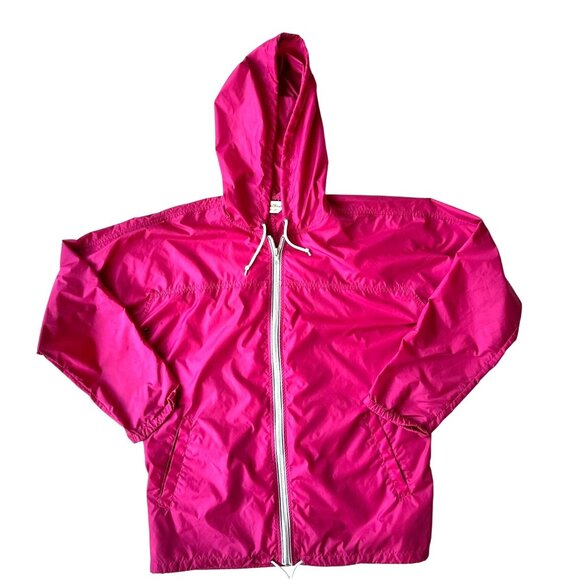 Vintage Eddie Bauer Windbreaker Rain Jacket Unisex Medium Zip Hooded READ - Picture 8 of 12